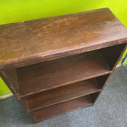 Small Dark Wood Bookcase (AS IS) C BOOKSHELVES