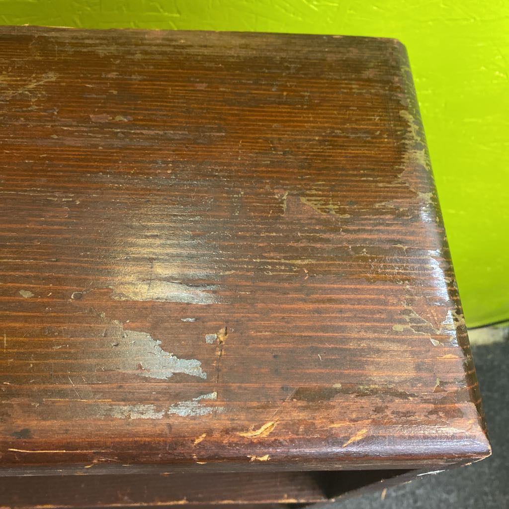 Small Dark Wood Bookcase (AS IS) C BOOKSHELVES