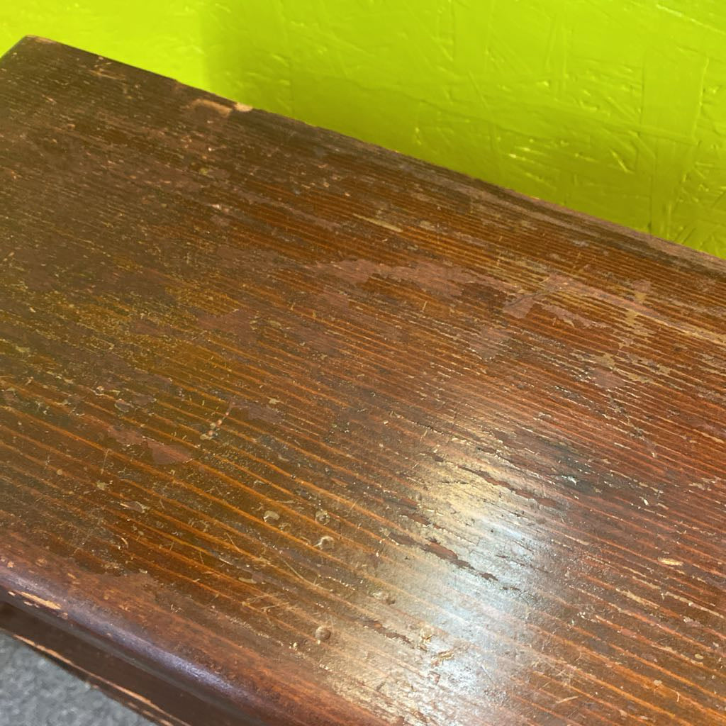 Small Dark Wood Bookcase (AS IS) C BOOKSHELVES