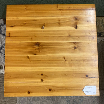 Pine Log Leg Side Table