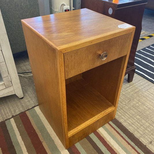 Mid Century Mahogany Side Table w/Drawer