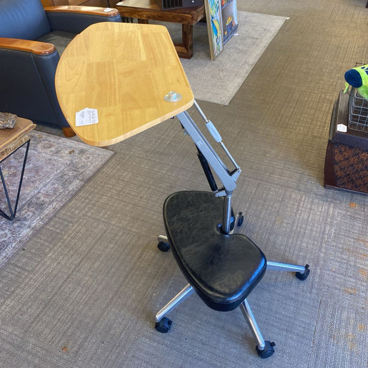 ROOMY ROC Rolling Laptop Table Stool