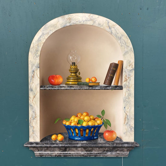 Faux Stone Arch Still Life ART