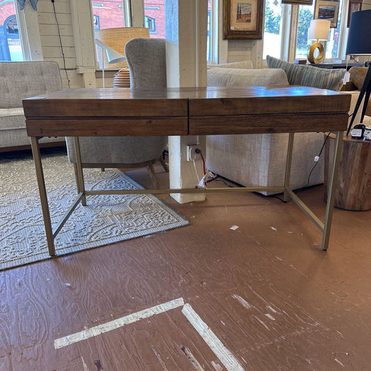 West Elm 2 Drawer Metal Base Desk C DESKS