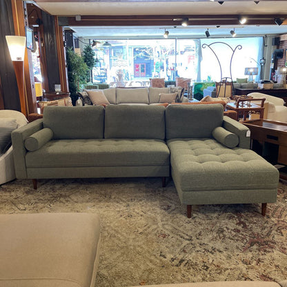 Malmo Sage RAF Chaise Sectional U SECTIONALS RAF