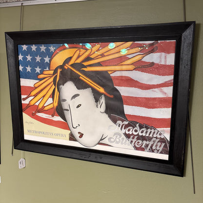 Vintage 1978 Madama Butterfly Signed Lithograph