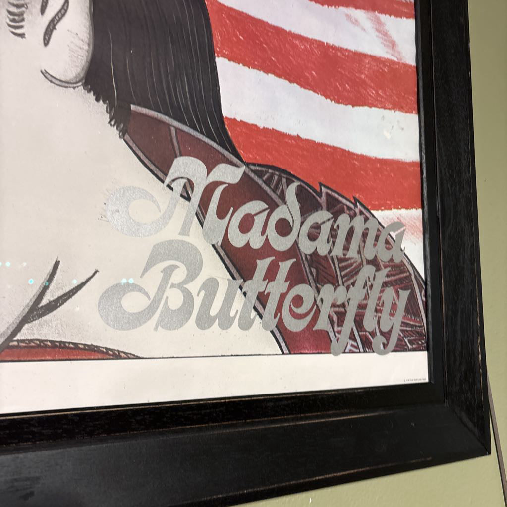 Vintage 1978 Madama Butterfly Signed Lithograph