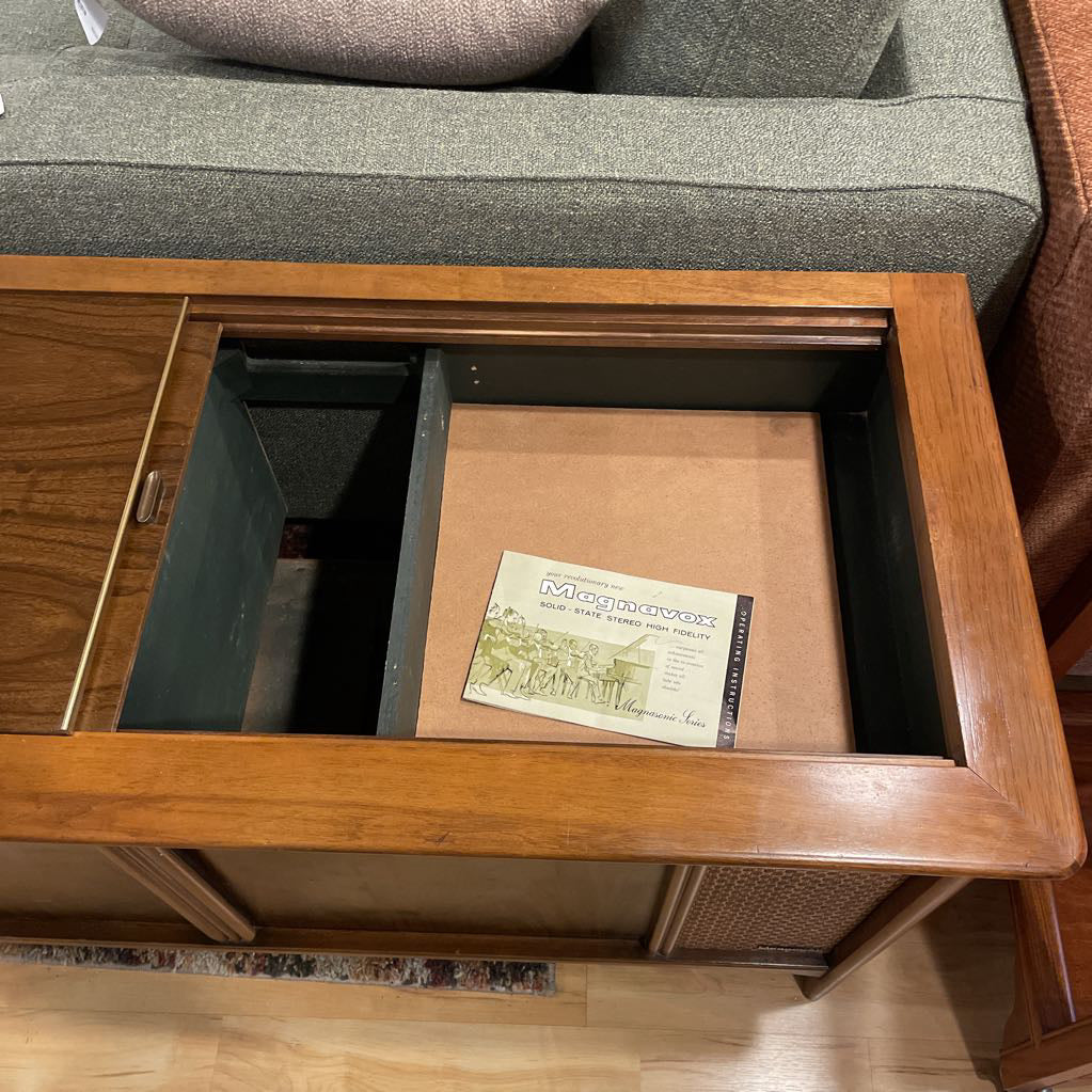 *Gutted/ AS IS* Magnavox Stereo Cabinet w/ Record Storage