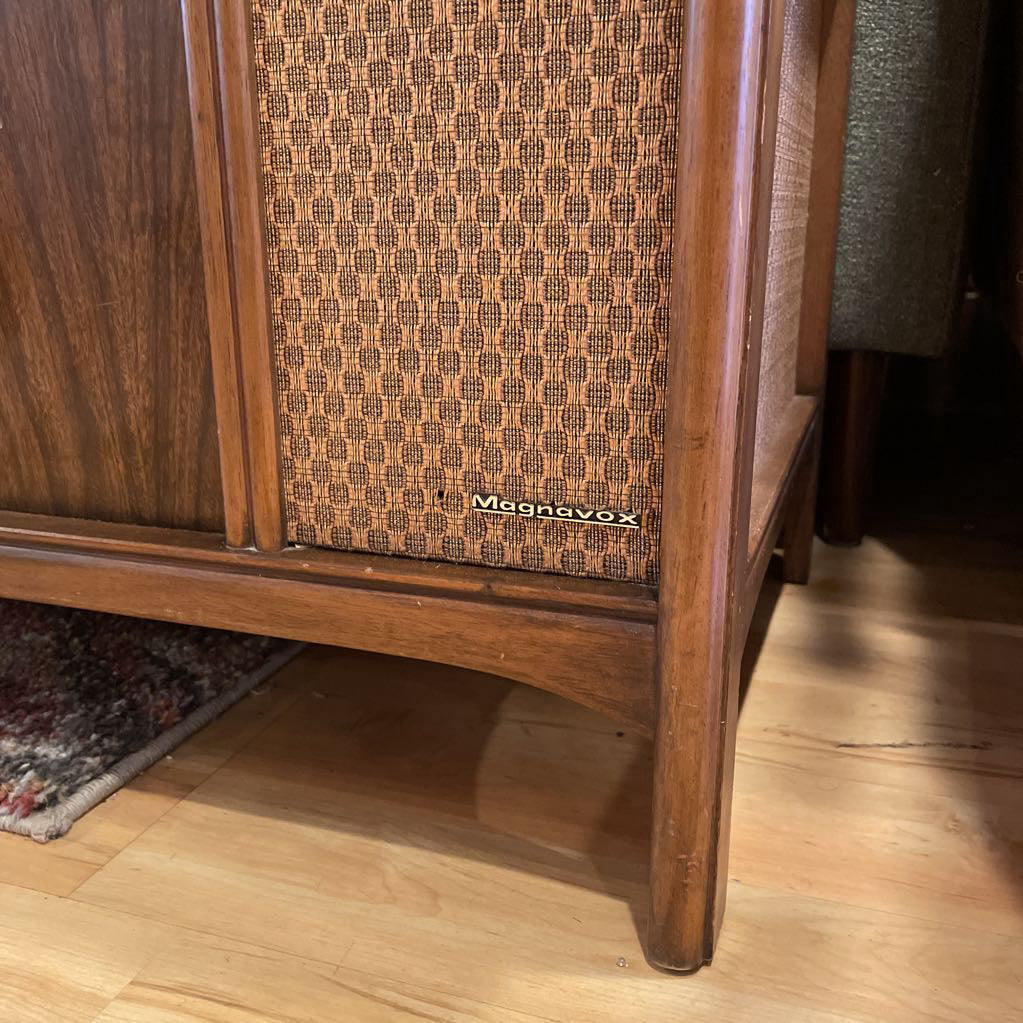 *Gutted/ AS IS* Magnavox Stereo Cabinet w/ Record Storage