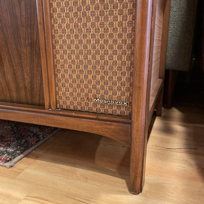*Gutted/ AS IS* Magnavox Stereo Cabinet w/ Record Storage