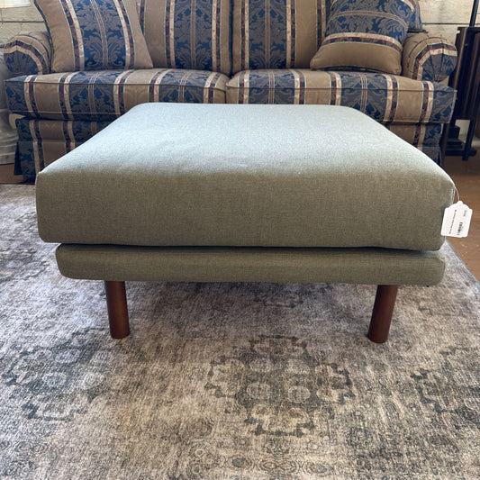 Burrow Moss Green Ottoman U OTTOMANS