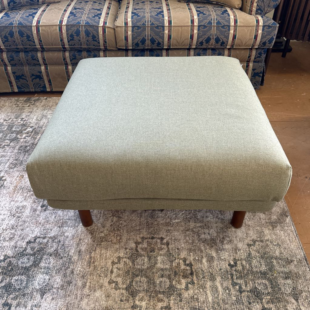 Burrow Moss Green Ottoman U OTTOMANS