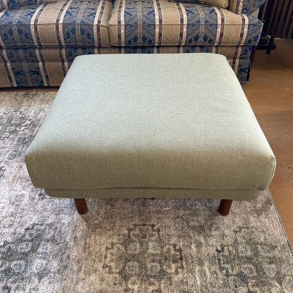 Burrow Moss Green Ottoman U OTTOMANS