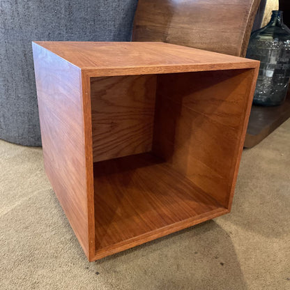 Teak Record Storage Cube C BOOKSHELVES