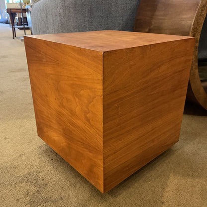 Teak Record Storage Cube C BOOKSHELVES