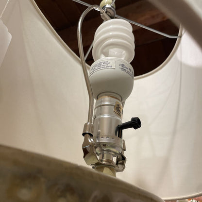 Tanner Kenzie Pale Green Dimpled Lamp