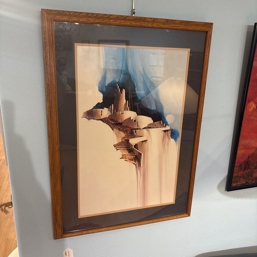 "In the Sun's Realm" Framed Albert Dreher Signed Artwork ART