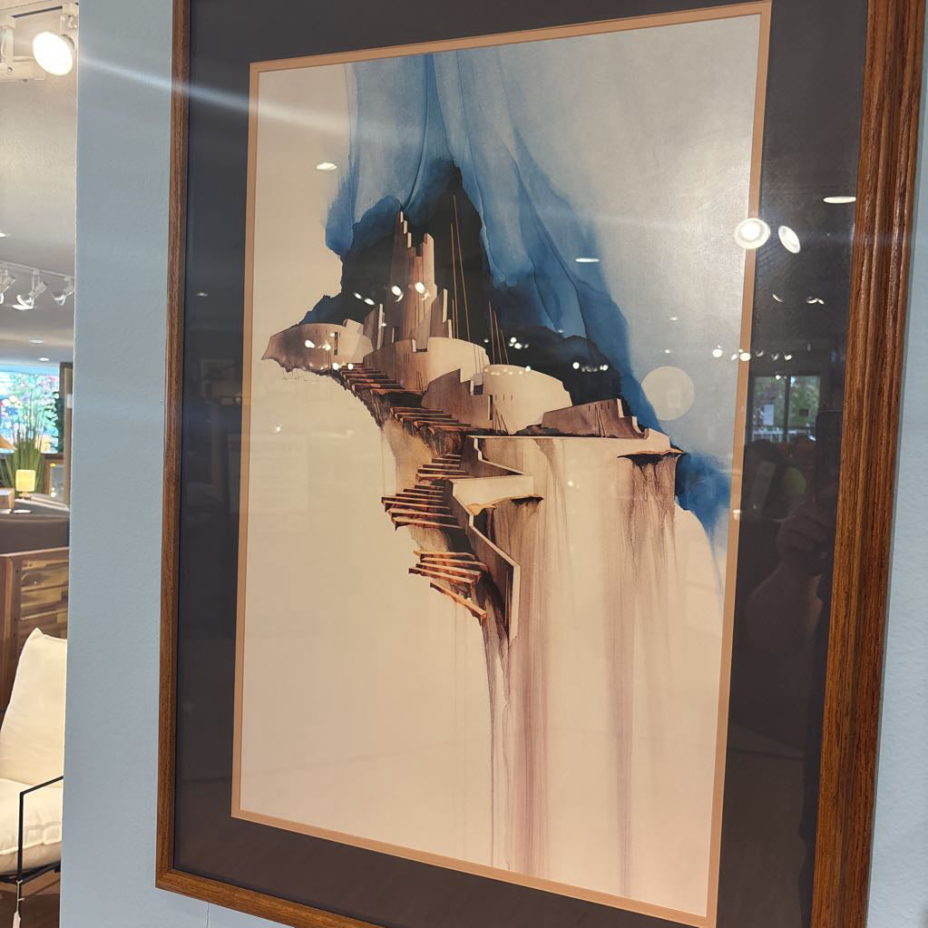 "In the Sun's Realm" Framed Albert Dreher Signed Artwork ART