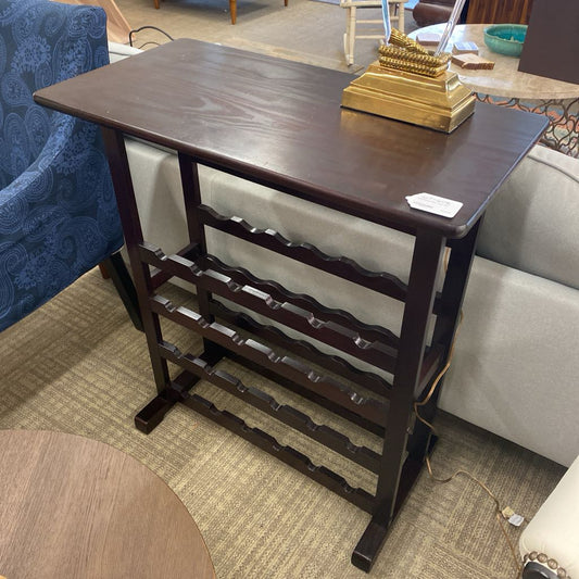Dark Wood Wine Table C CONSOLE TABLES