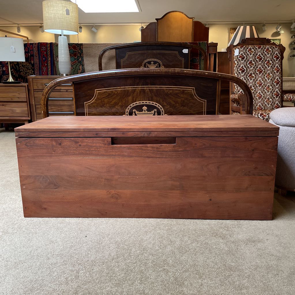 CB2 Wooden Storage Trunk