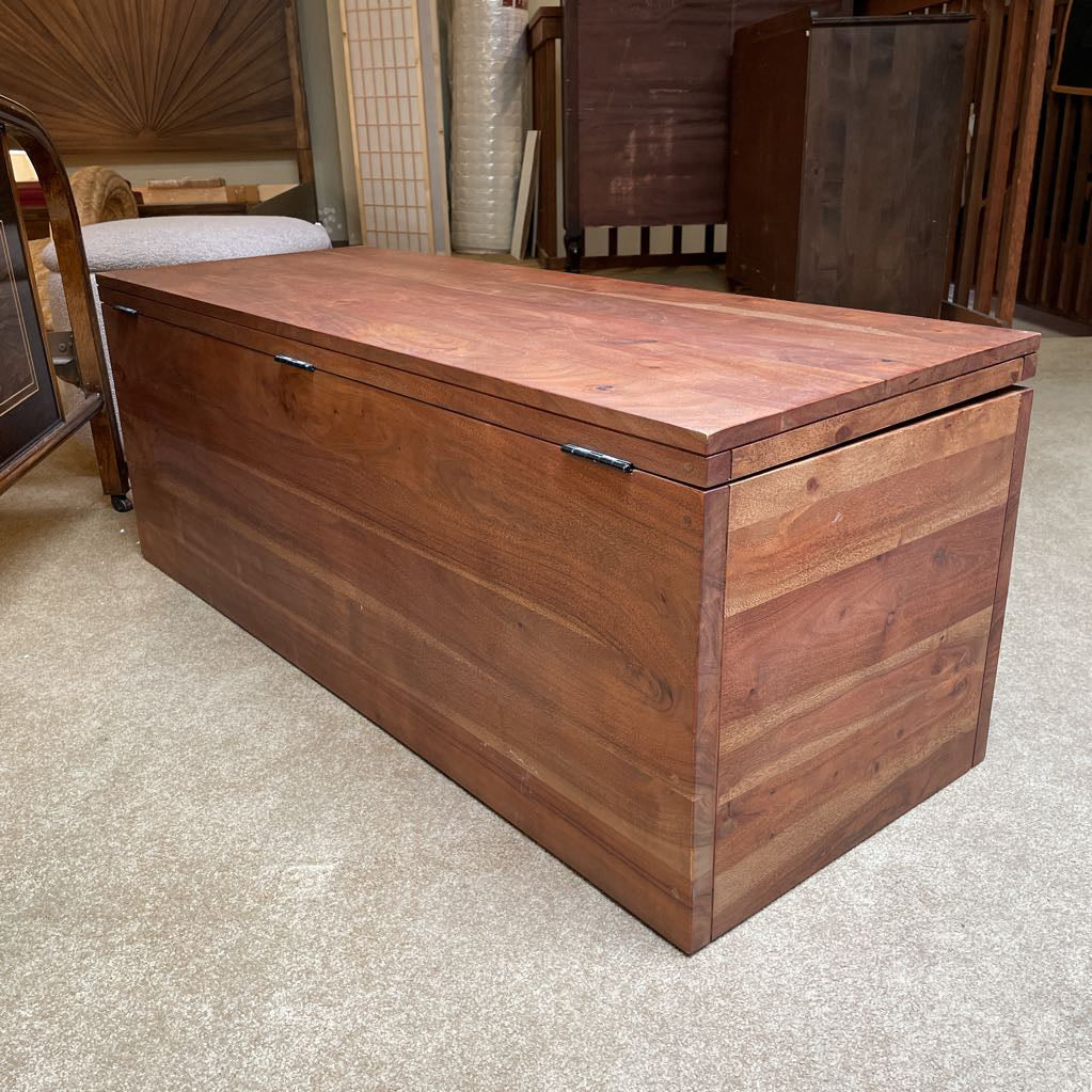 CB2 Wooden Storage Trunk