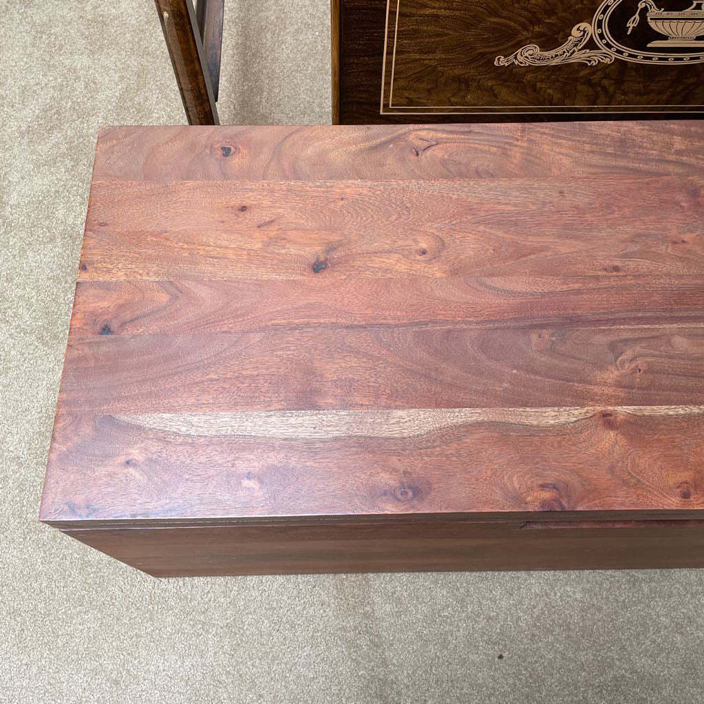 CB2 Wooden Storage Trunk