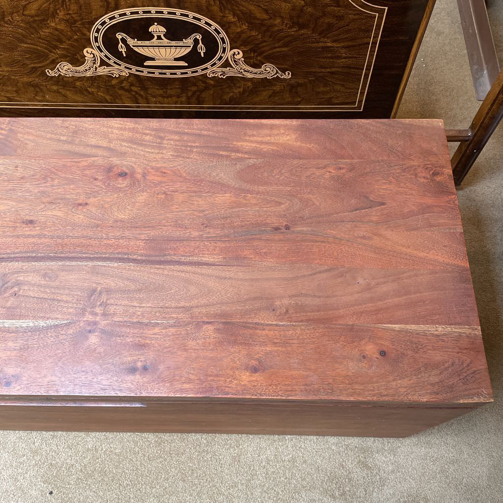 CB2 Wooden Storage Trunk