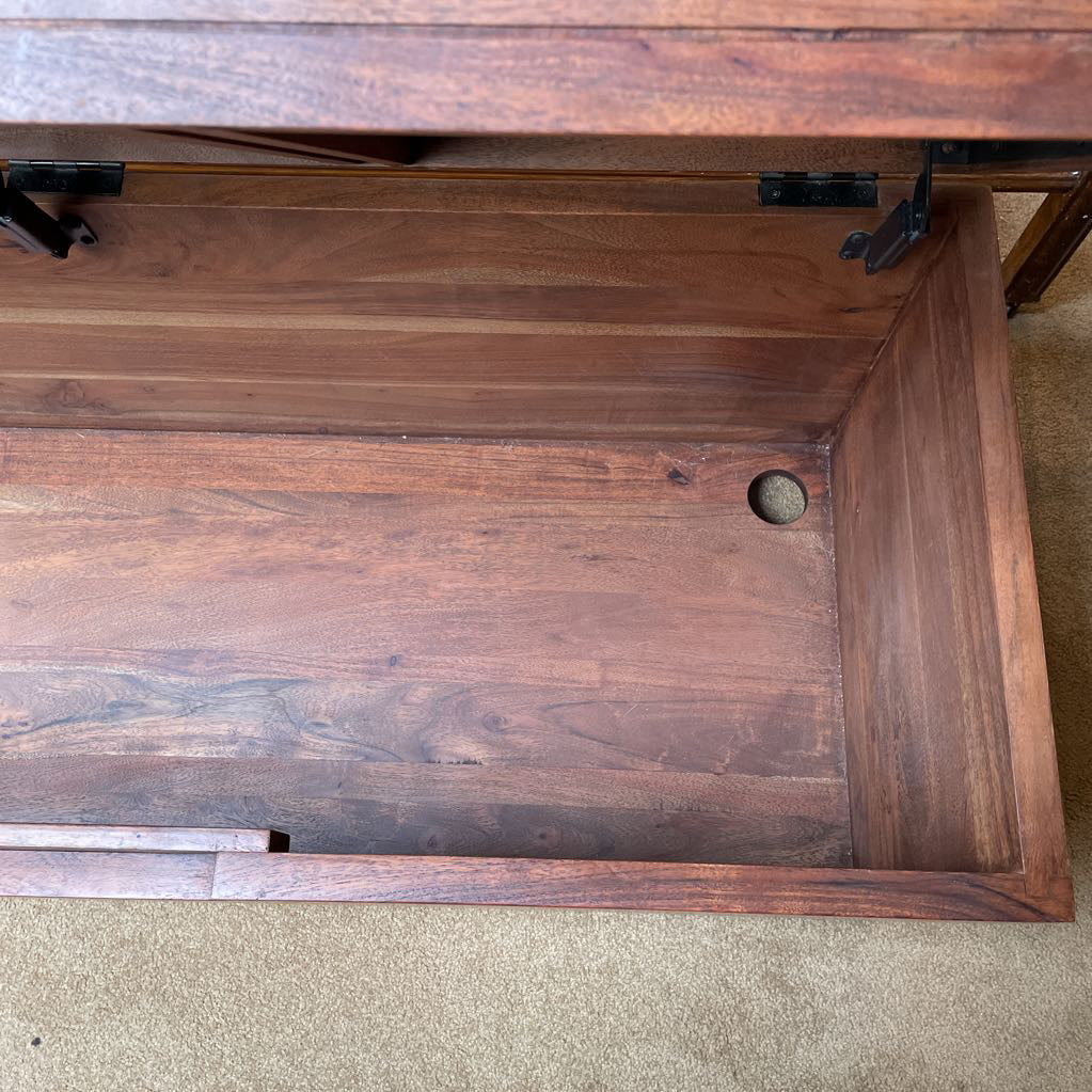 CB2 Wooden Storage Trunk