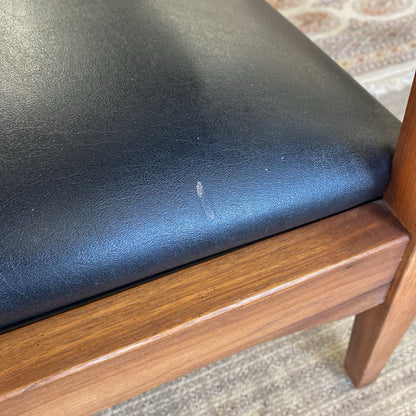 MCM Black & Walnut Armchair (AS IS)
