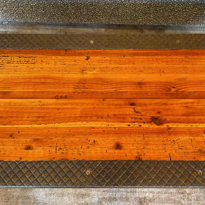 Pine Coffee Table Made of Steps From Oringnal REI Store