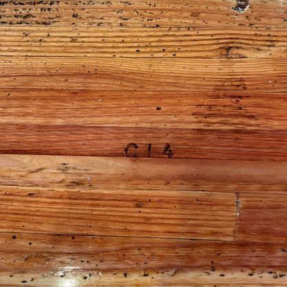 Pine Coffee Table Made of Steps From Oringnal REI Store