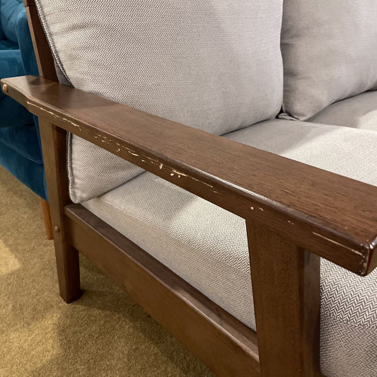 Wooden Frame 3 Cushion Sofa