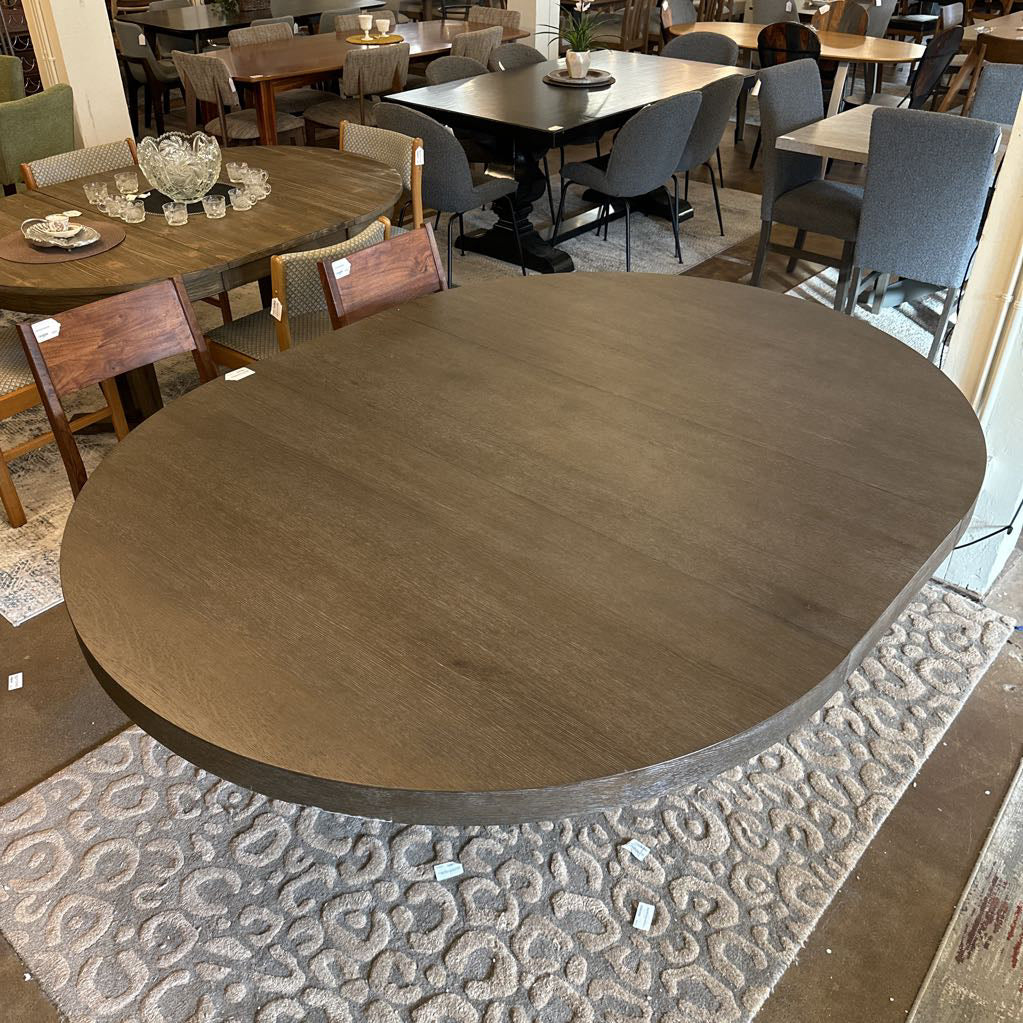 Bernhardt Outline 60-Inch Round Dining Table in Cassel Wire-brushed Oak C DINING TABLES