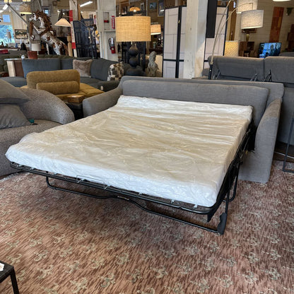 Agnes Queen Sleeper Sofa, (Sadie) Ash