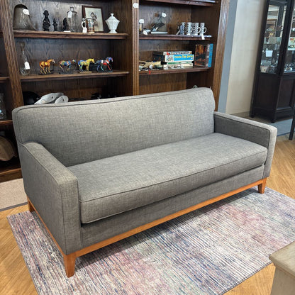MCM Grey Wood Trim Sofa U SOFAS
