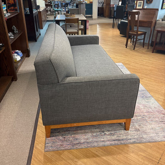 MCM Grey Wood Trim Sofa U SOFAS