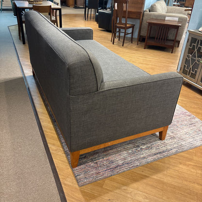 MCM Grey Wood Trim Sofa U SOFAS