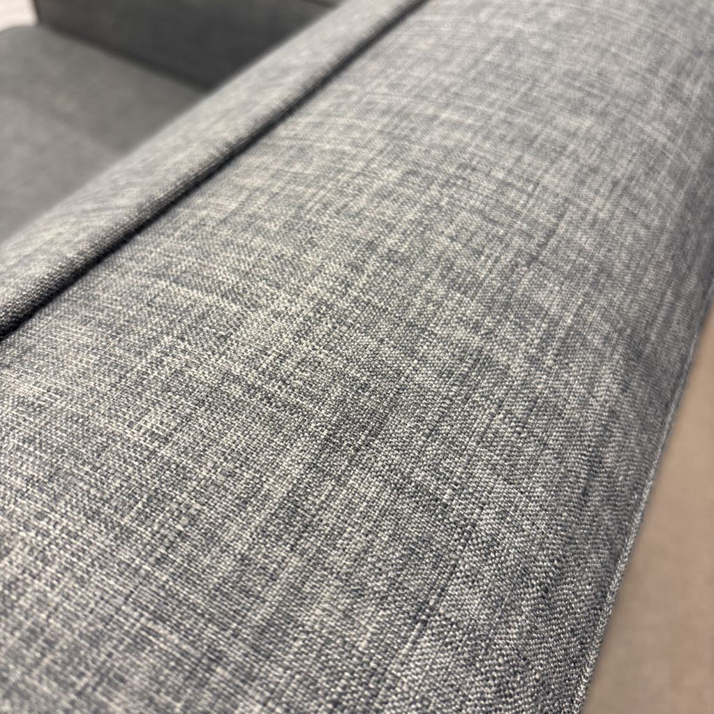 MCM Grey Wood Trim Sofa U SOFAS