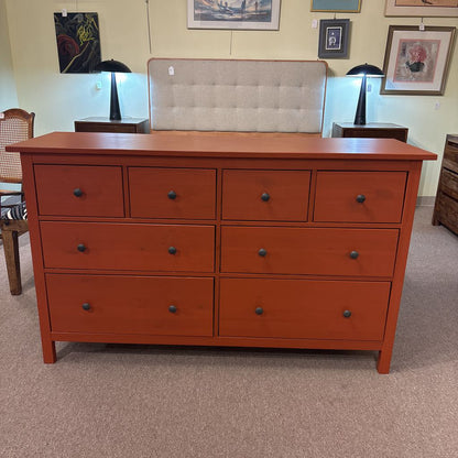 Contemporary 8 Drawer Lowboy Dresser