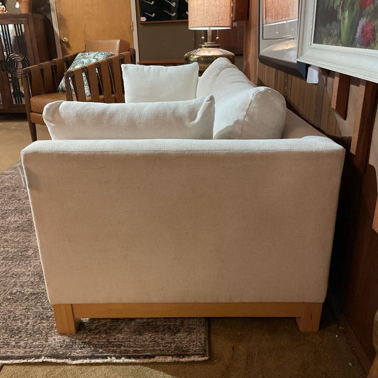 Crate & Barrel Pacific Cream Fabric Sofa U SOFAS