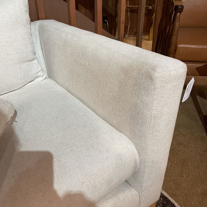 Crate & Barrel Pacific Cream Fabric Sofa