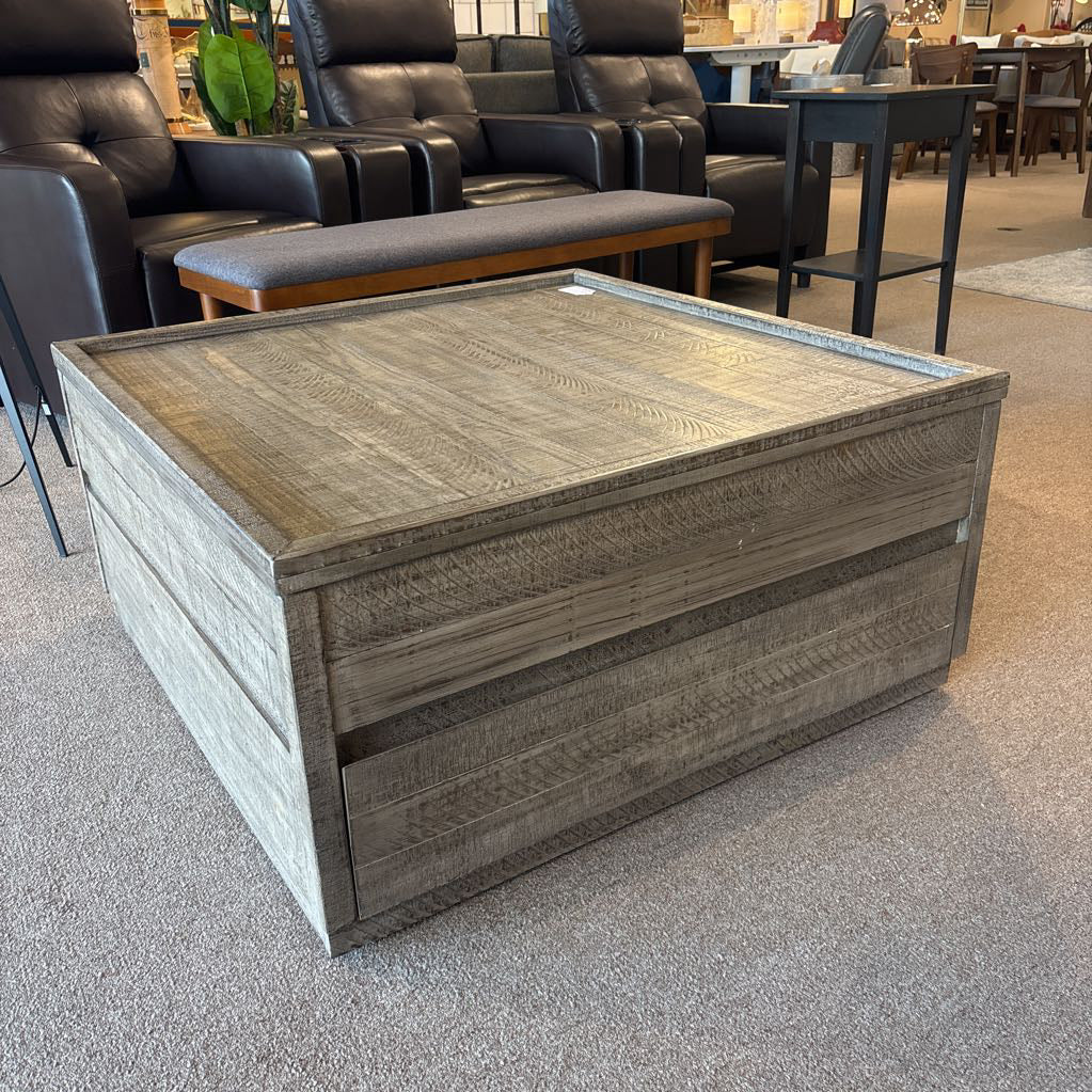 Rustic Lift Top Square Coffee Table C COFFEE TABLES