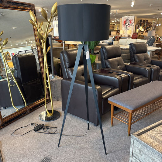 Black Modern Tripod Floor Lamp