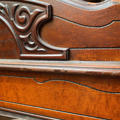Carved 2 Door Armoire - As Is C CABINETS