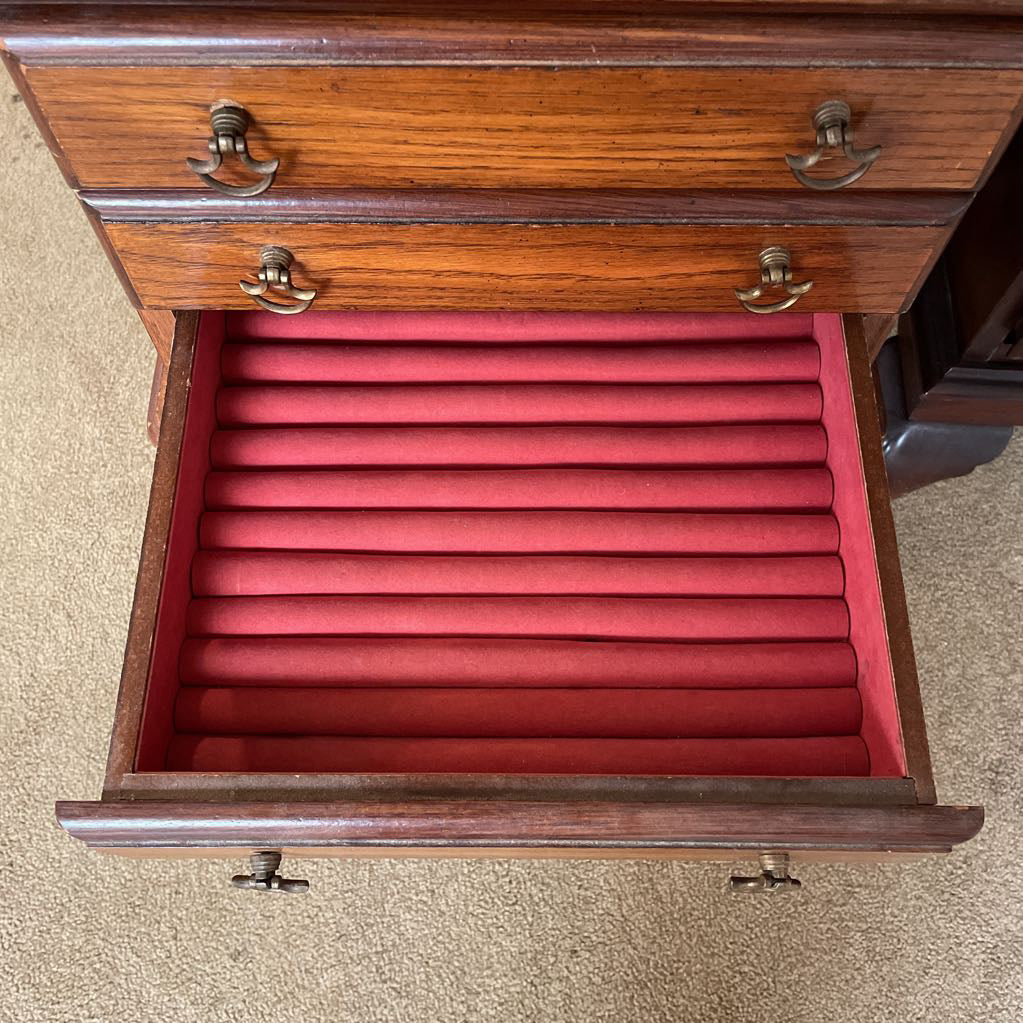 5 Drawer Cabriole Leg Jewelry Chest