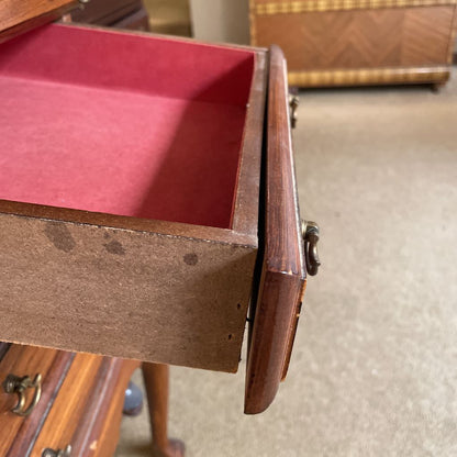 5 Drawer Cabriole Leg Jewelry Chest