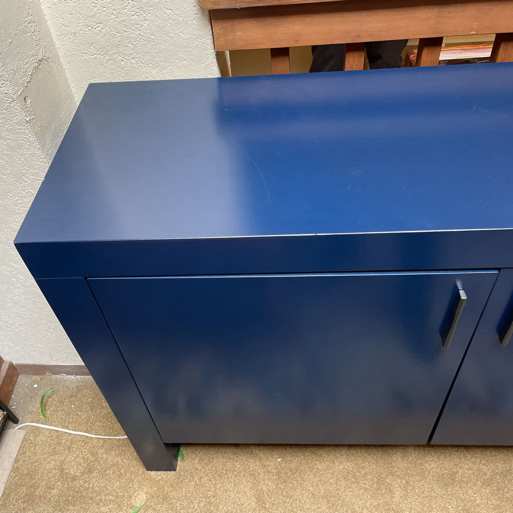 C&B Dark Blue 2 Door Sideboard