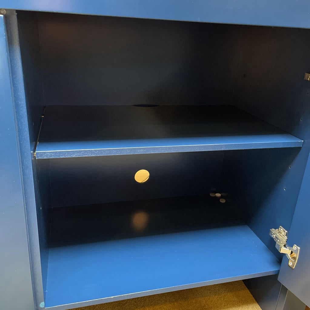 C&B Dark Blue 2 Door Sideboard
