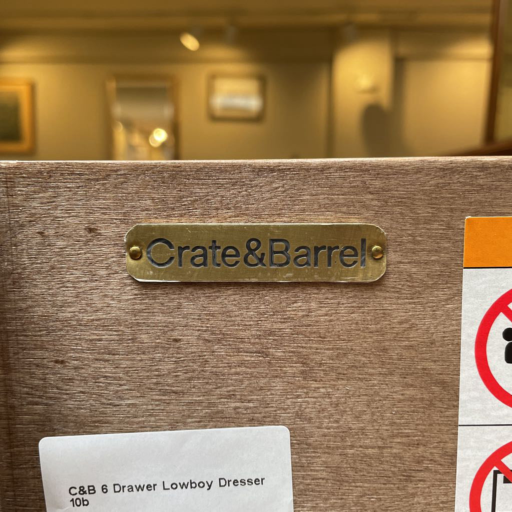 C&B 6 Drawer Lowboy Dresser C HIGHBOYS