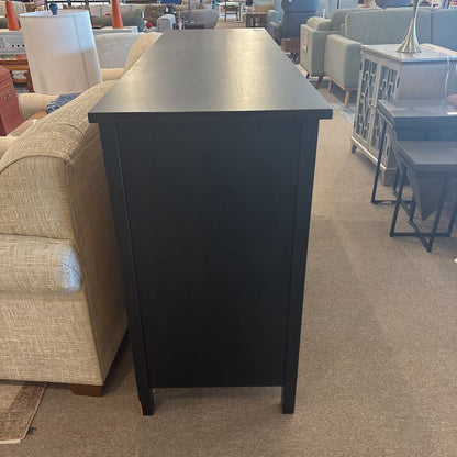 Contemporary Black 8 Drawer Lowboy Dresser C LOWBOYS